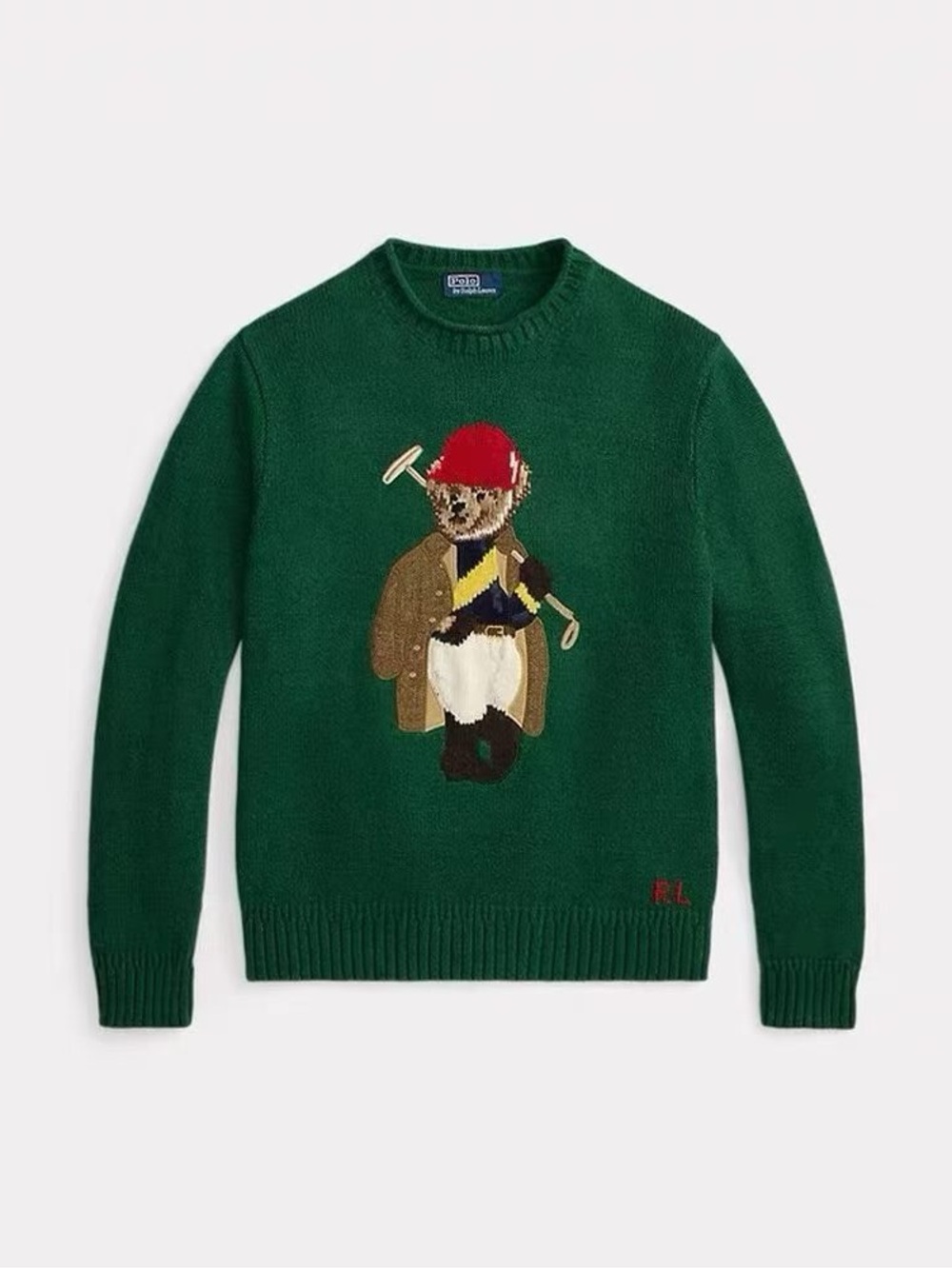 NEW: Polo Ralph Lauren Bear Rollneck Sweater - US Large